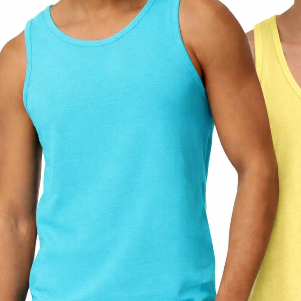 2 Pack Athletech Jersey Tank Tops Medium NWT - Picture 2 of 9